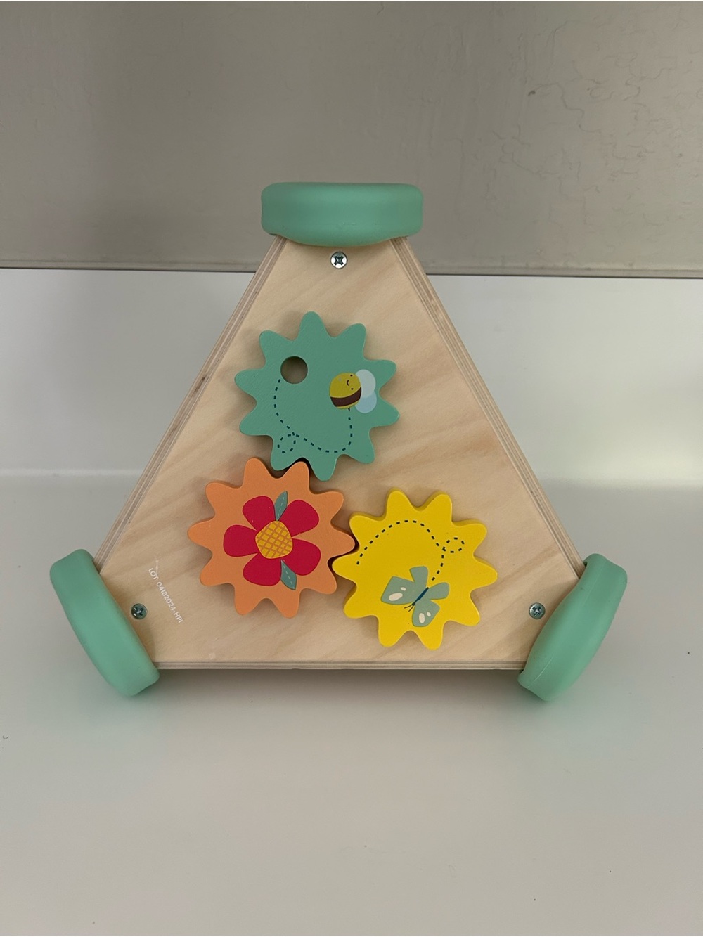 Kiwi Co Activity Pyramid Sensory Development Toy, Wood Safe